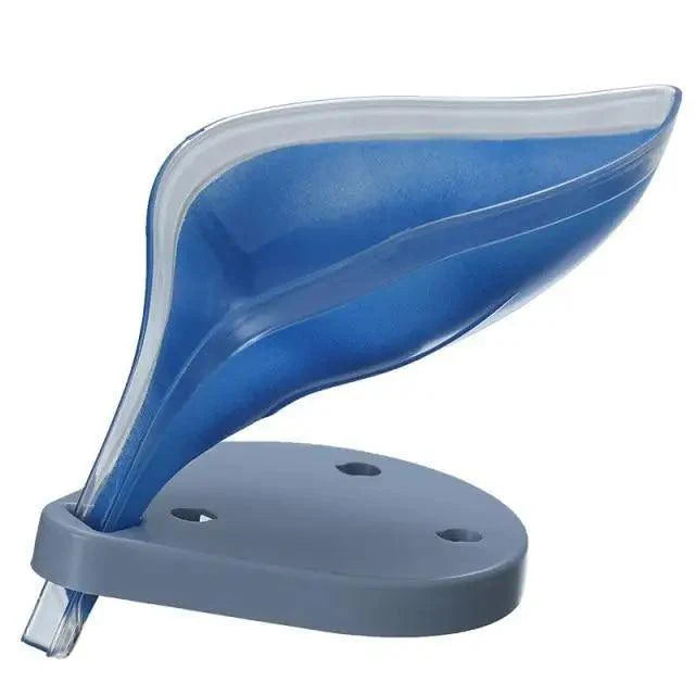 Unique Design Leaf Shape Soap Box Drain Soap Holder Box Bathroom Accessories Toilet Laundry Soap Box Bathroom Supplies Tray Gadgets