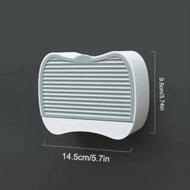 Unique Design Leaf Shape Soap Box Drain Soap Holder Box Bathroom Accessories Toilet Laundry Soap Box Bathroom Supplies Tray Gadgets