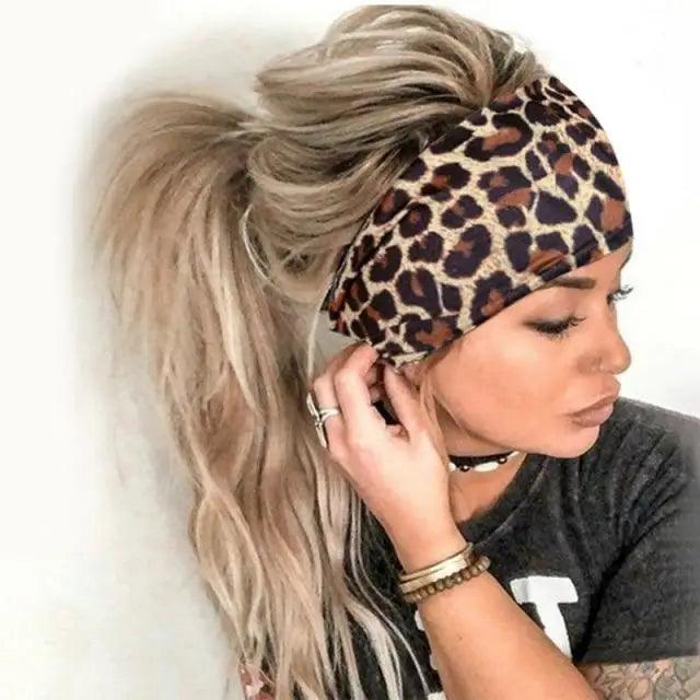 Unique Design Women's Summer Hair Bands Print Headband Stylish Cross Turban Bandanas Hair Accessories Headwrap Headwear Gift