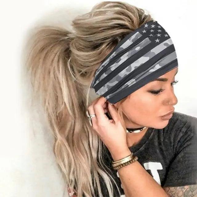 Unique Design Women's Summer Hair Bands Print Headband Stylish Cross Turban Bandanas Hair Accessories Headwrap Headwear Gift