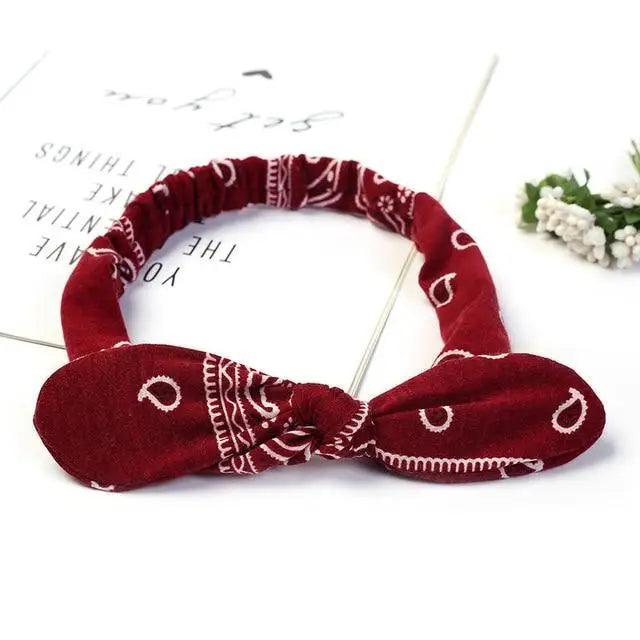 Unique Style Women's Soft Solid Print Headbands Vintage Cross Knot Elastic Hairbands Bandanas Girls Hair Bands Hair Accessories