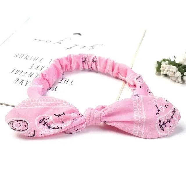 Unique Style Women's Soft Solid Print Headbands Vintage Cross Knot Elastic Hairbands Bandanas Girls Hair Bands Hair Accessories