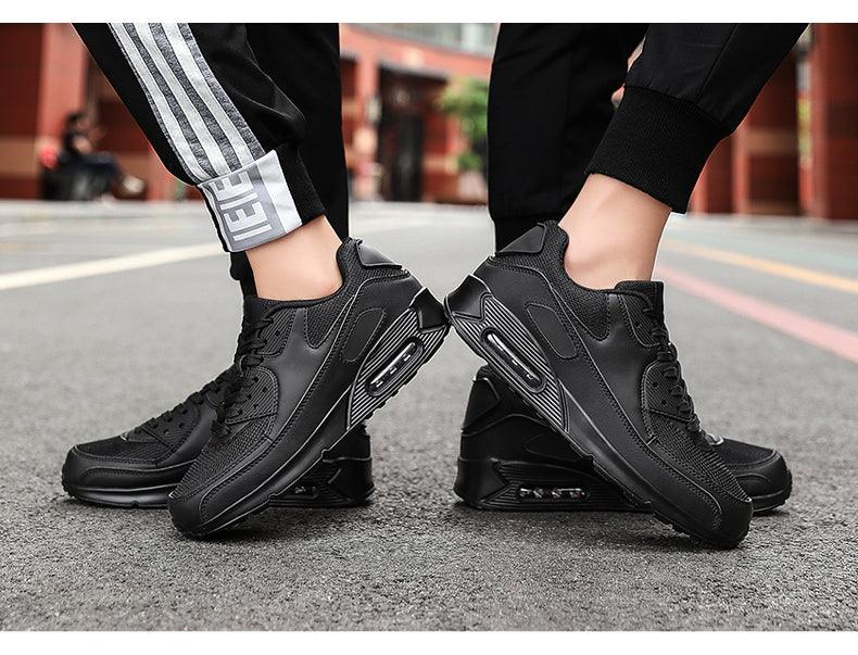 Unisex Air Cushion Sneaker Bunt Casual Fashion Joggingschuhe Outdoor Sportsneaker Schnürschuhe Unisex Walk Damen Air Athletic Laufschuhe