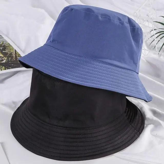 Unisex Double-faced Bucket Hat Colorful Sunscreen Women One Size Hat Outdoor Activities Modern Men Hats
