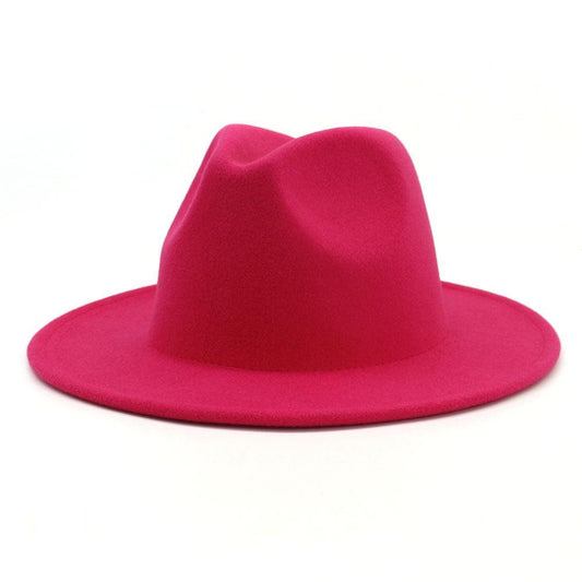 Unisex Fashion Solid Color Large Woolen Hat New Hat Fedora For Men Hats For Women Simple Modern Style Hat Autumn Fashion Hat Winter Multicolor Hat 58-61cm