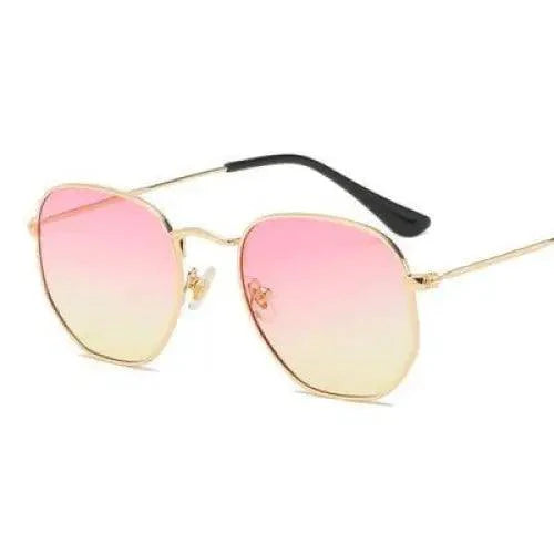 Unisex Luxury Summer Square Men Sunglasses UV400 Sun Glasses Women Metal Frame Glasses Ladies Eyewear