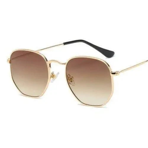 Unisex Luxury Summer Square Men Sunglasses UV400 Sun Glasses Women Metal Frame Glasses Ladies Eyewear