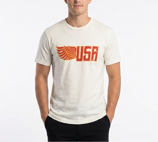 USA Organic Tee (Snow White)
