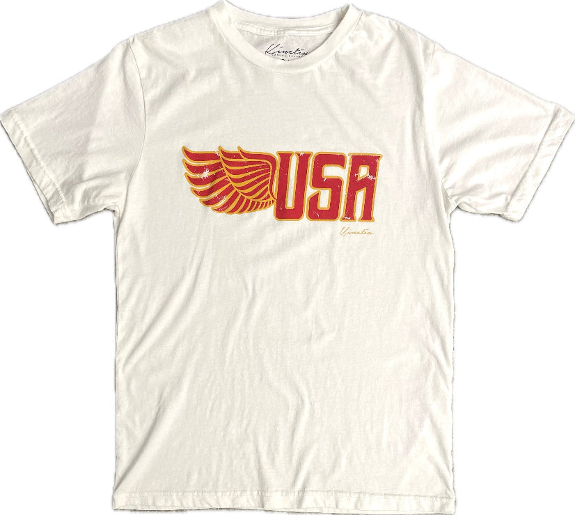 USA Organic Tee (Snow White)