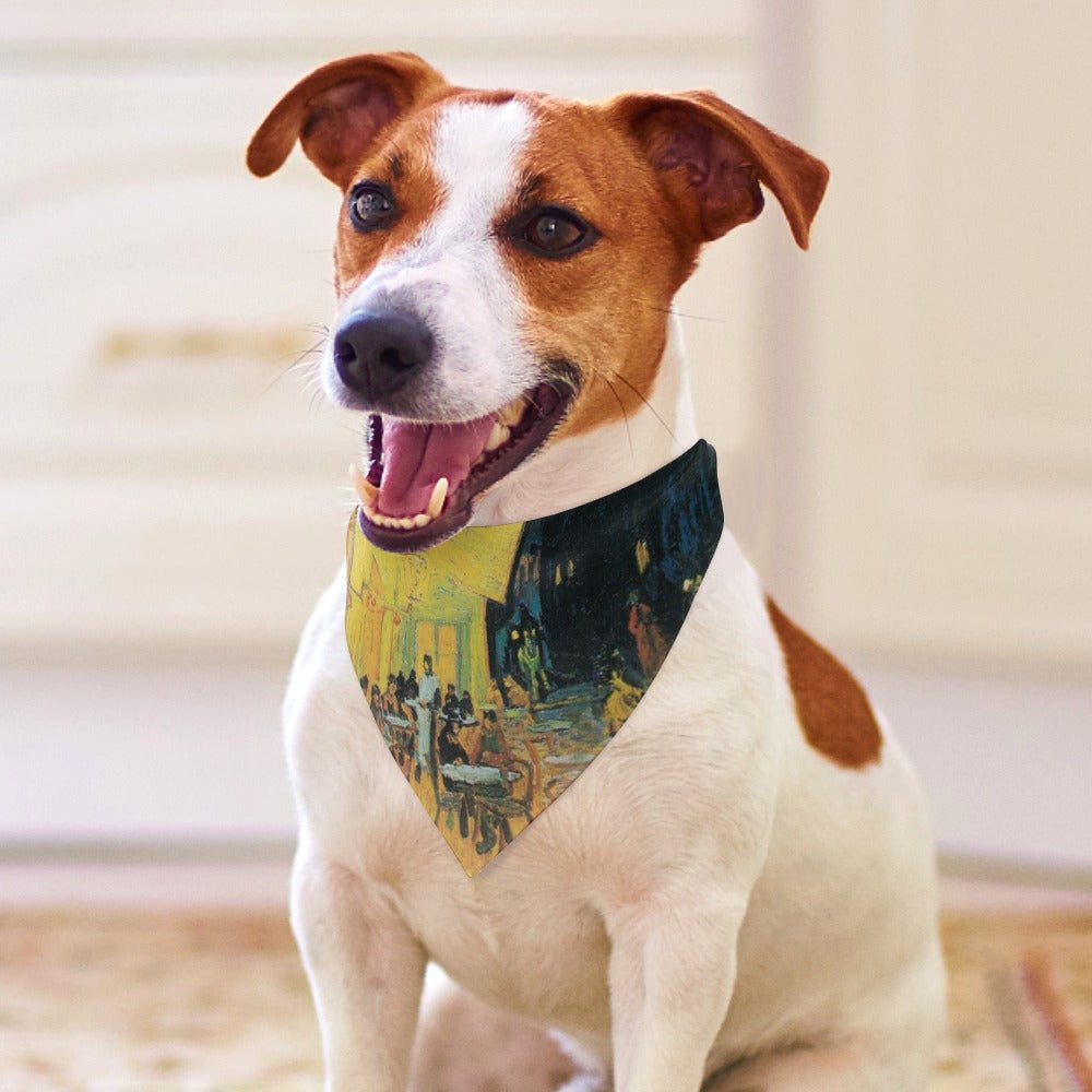 Van Gogh Cafe Terrace At Night Pet Scarf