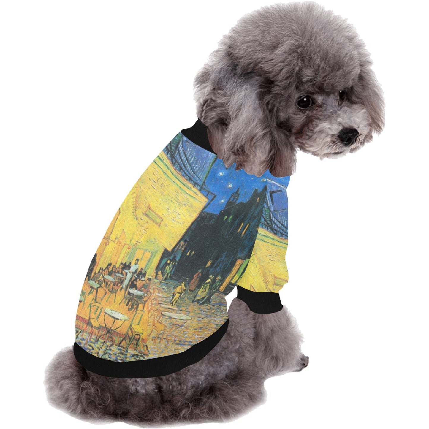 Van Gogh Cafe Terrace At Night Round Neck Shirt