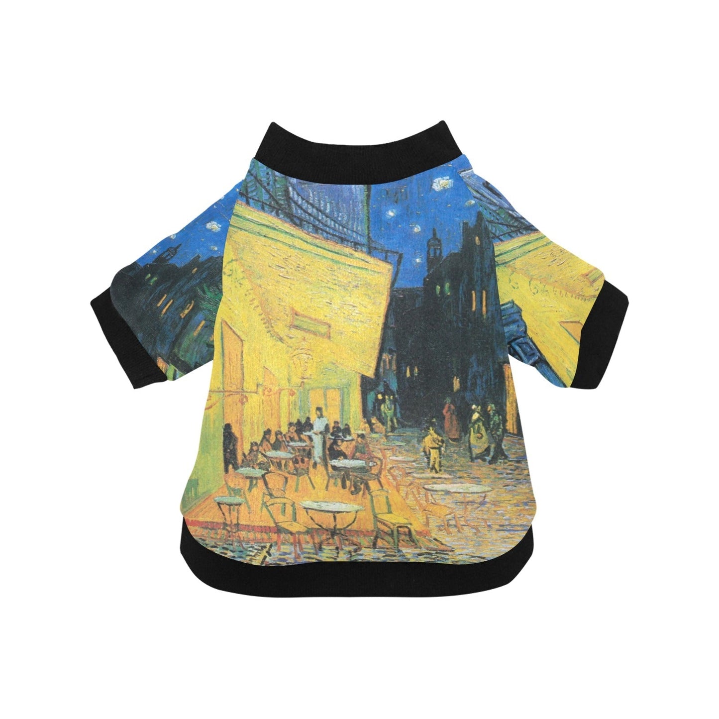 Van Gogh Cafe Terrace At Night Round Neck Shirt