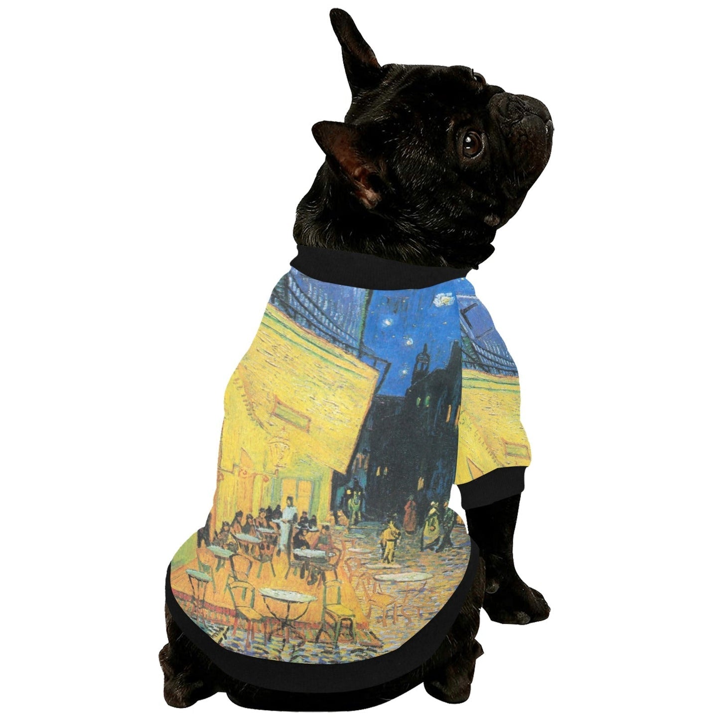 Van Gogh Cafe Terrace At Night Round Neck Shirt