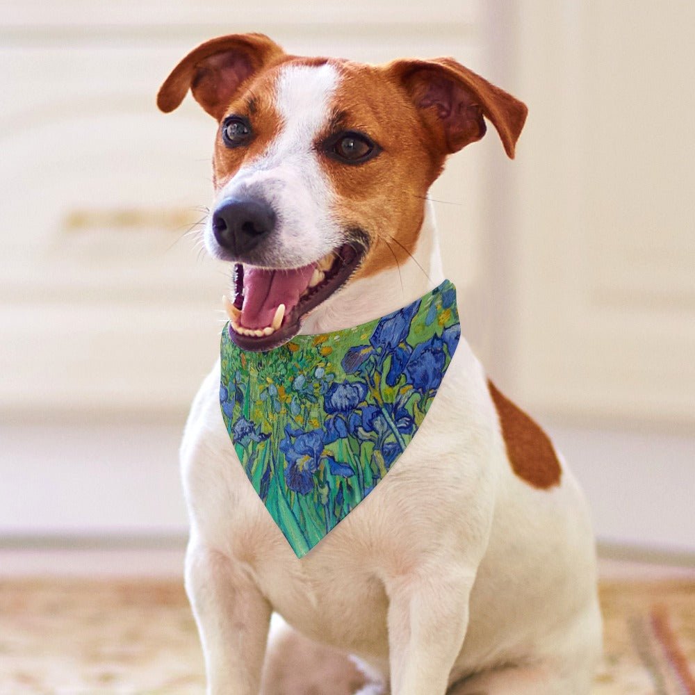 Van Gogh Irises Pet Scarf