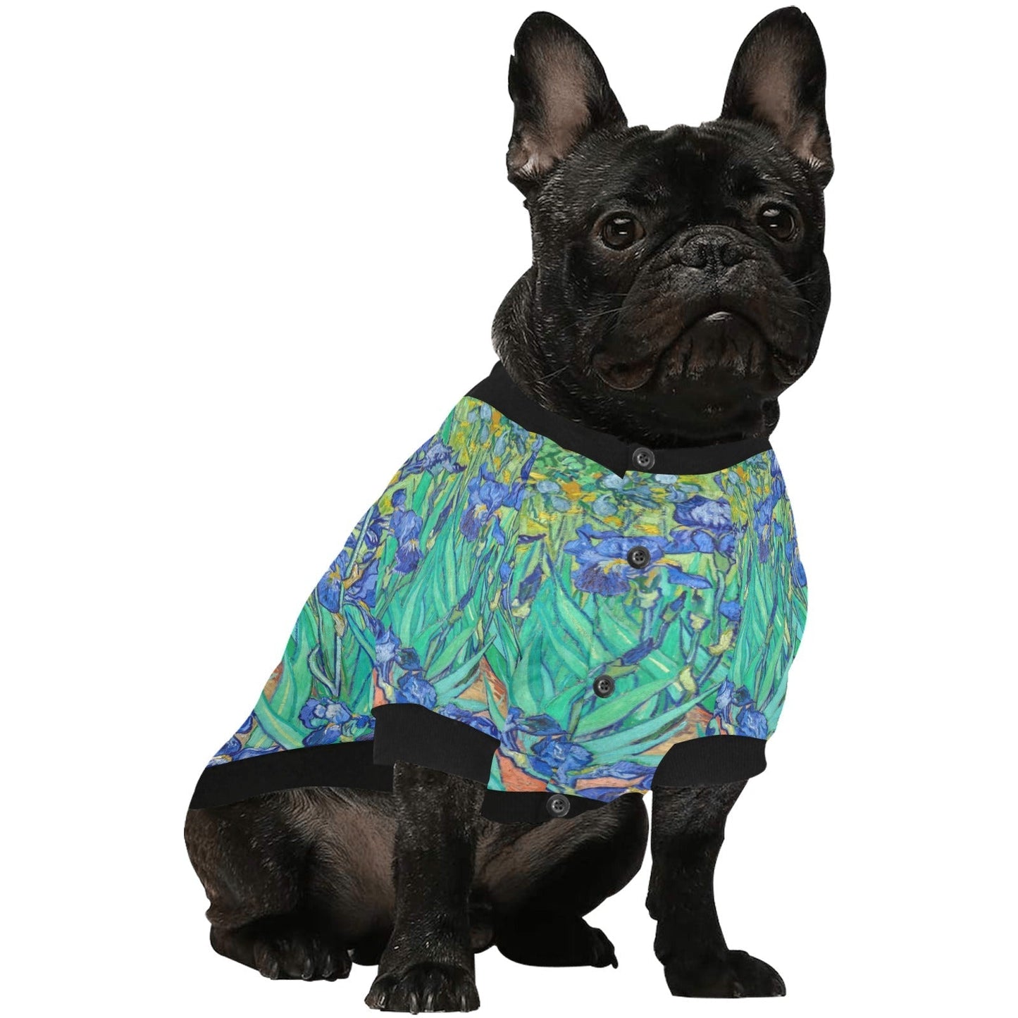 Van Gogh Irises Round Neck Shirt