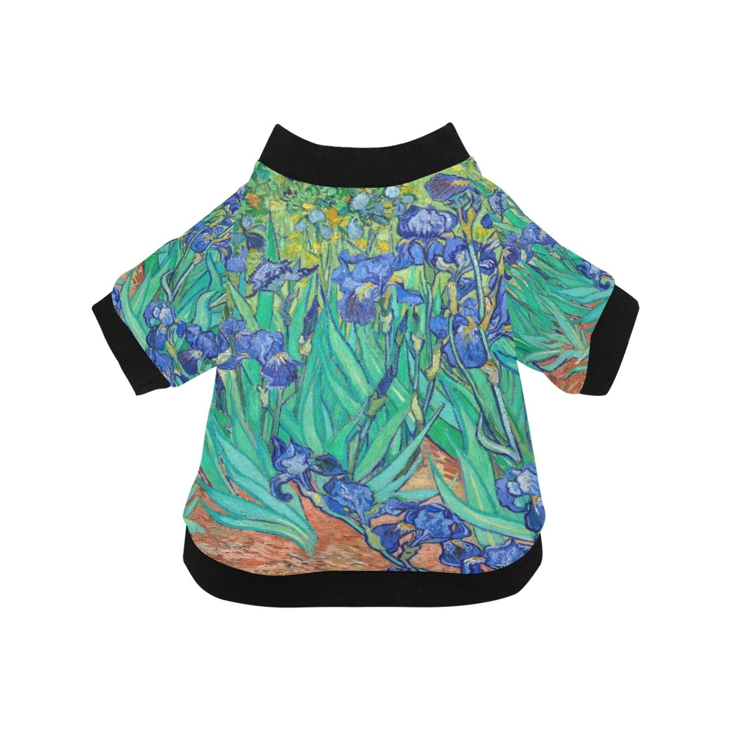 Van Gogh Irises Round Neck Shirt