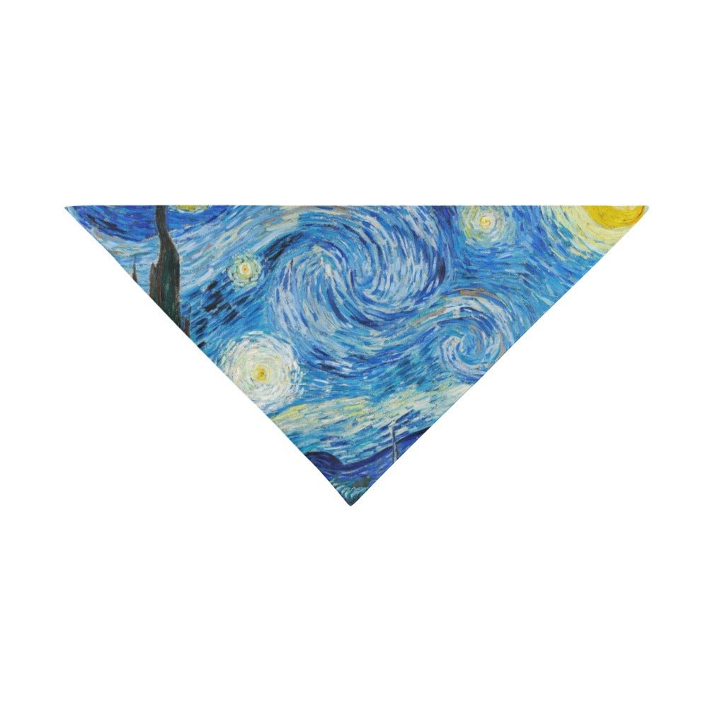 Van Gogh Starry Night Double-Sided Pet Bandana