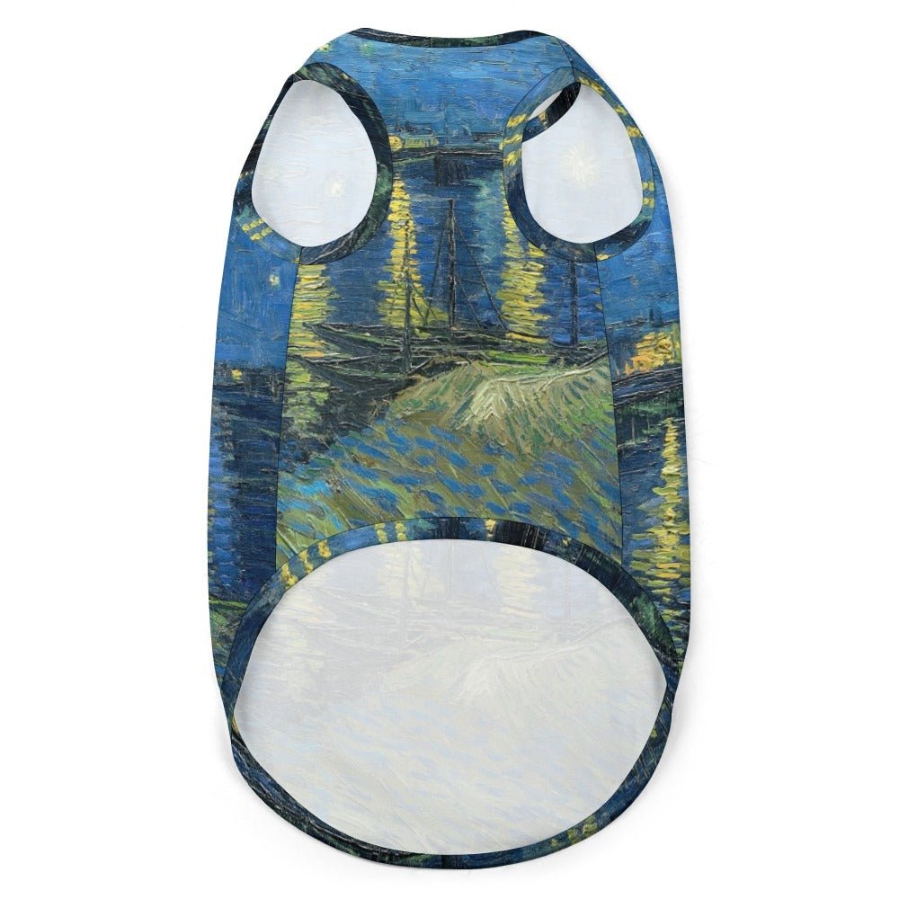 Van Gogh Starry Night Over The Rhone Pet Vest