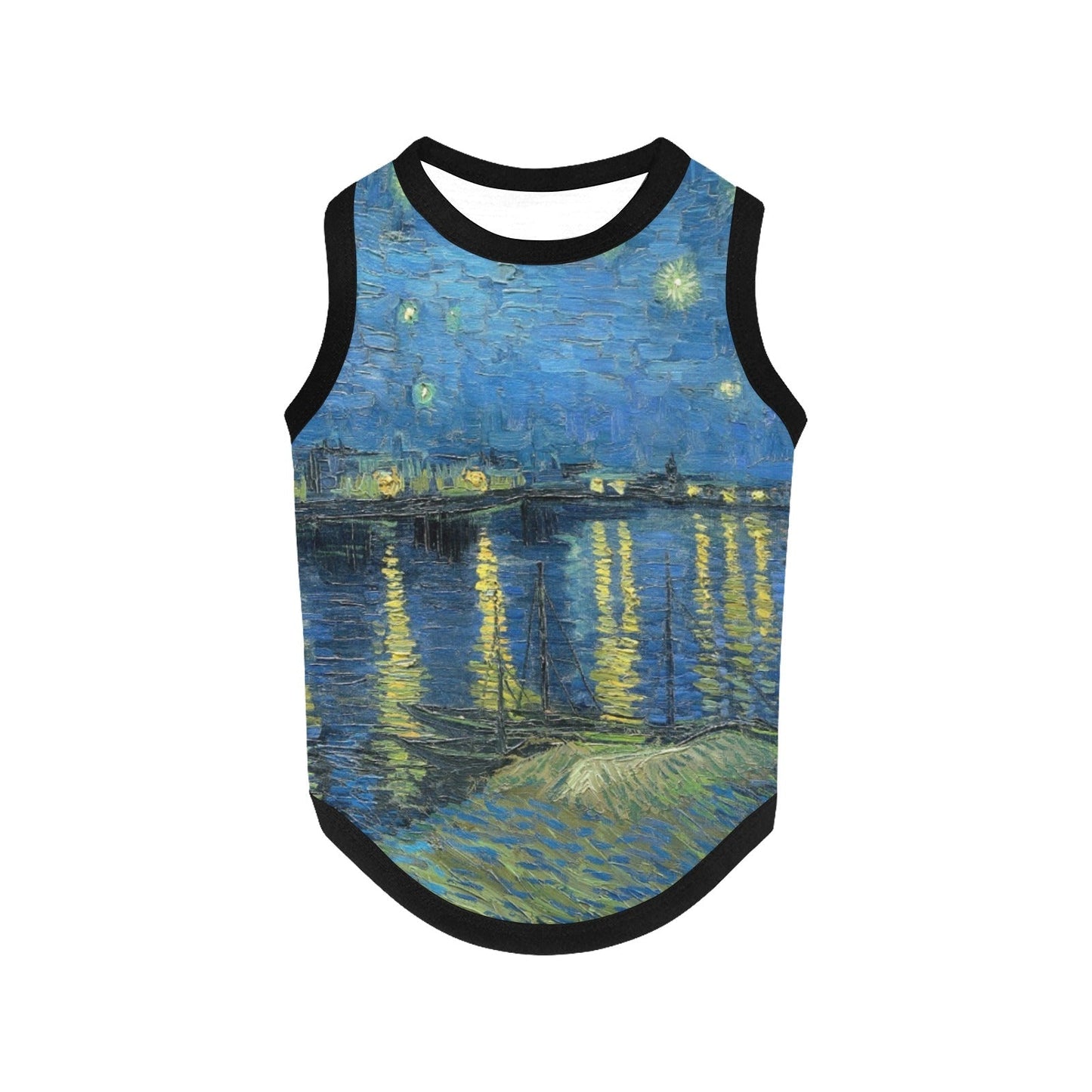 Van Gogh Starry Night Over The Rhone Tank Top