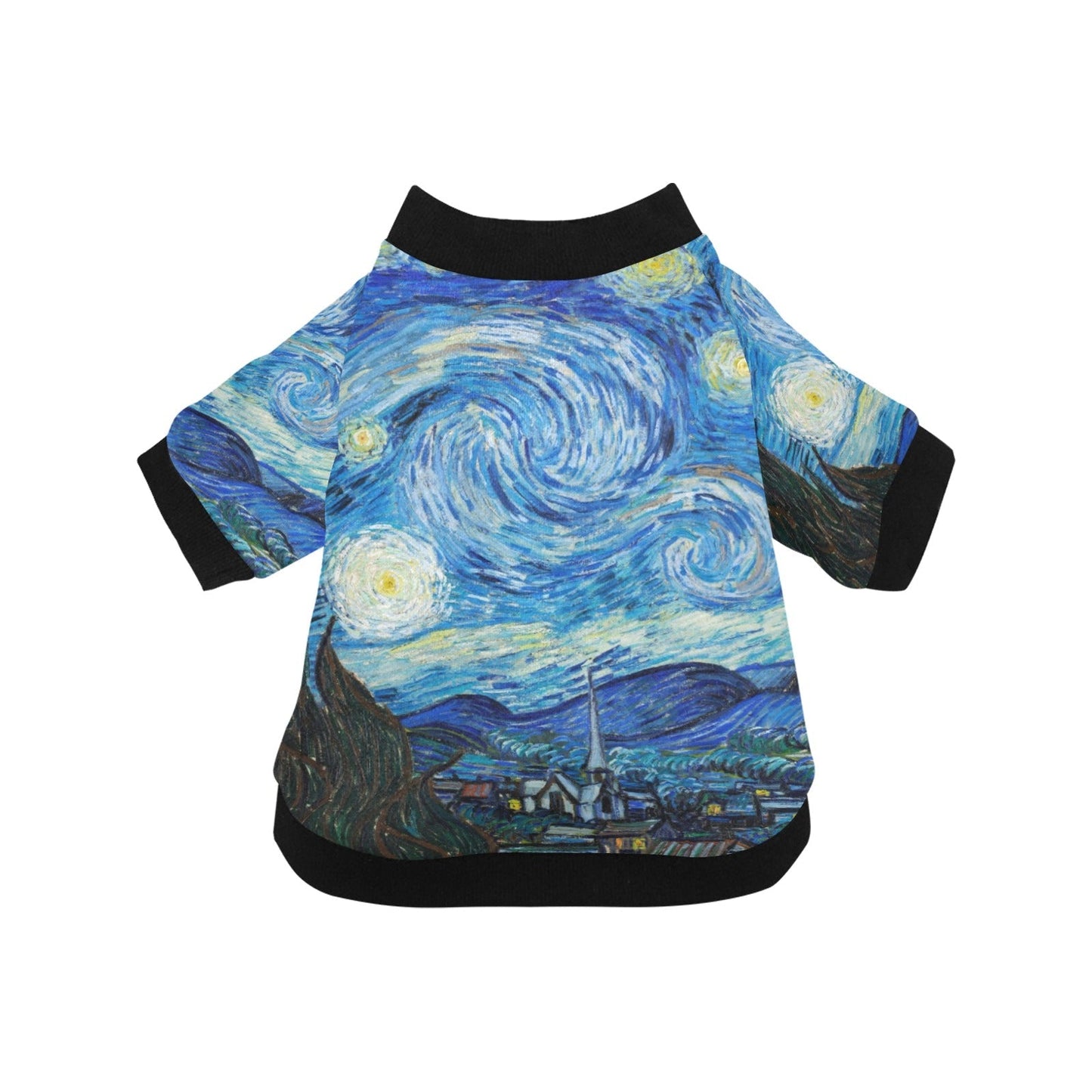 Van Gogh Starry Night Round Neck Shirt
