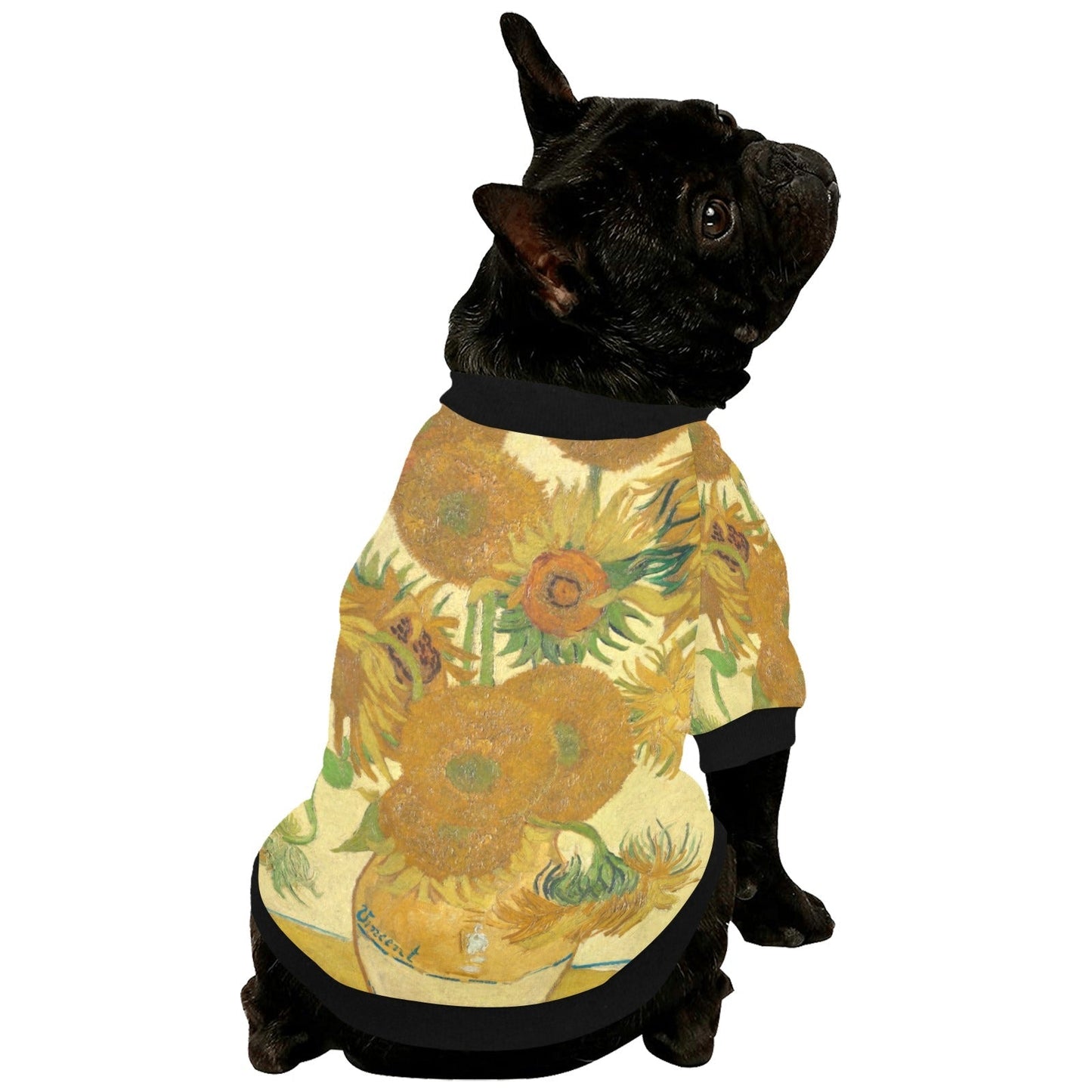 Van Gogh Sunflowers Round Neck Shirt