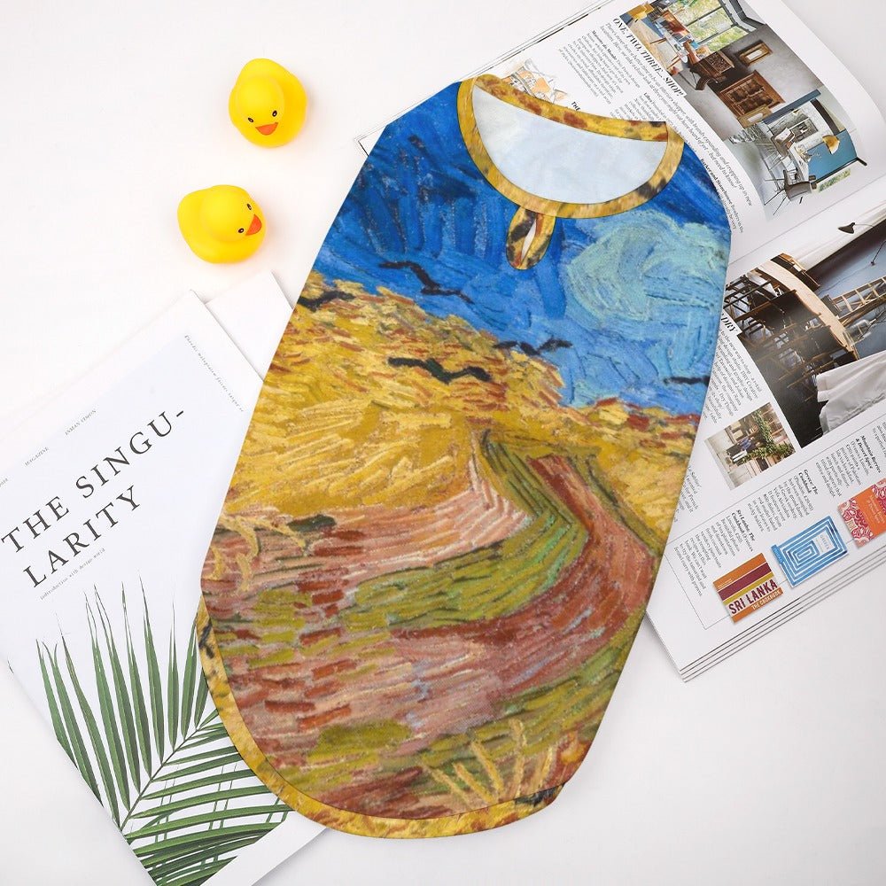 Van Gogh Wheatfield with Crows Pet Vest