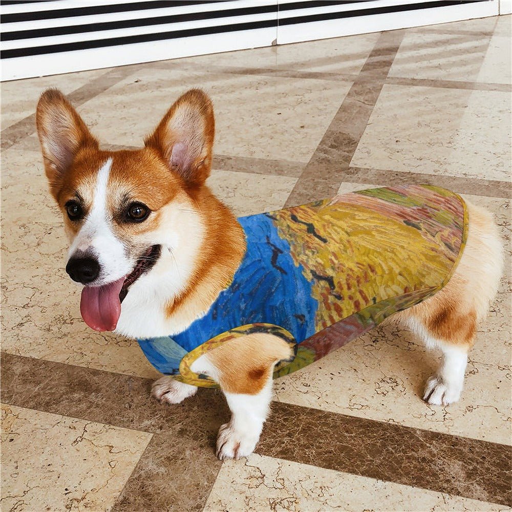 Van Gogh Wheatfield with Crows Pet Vest