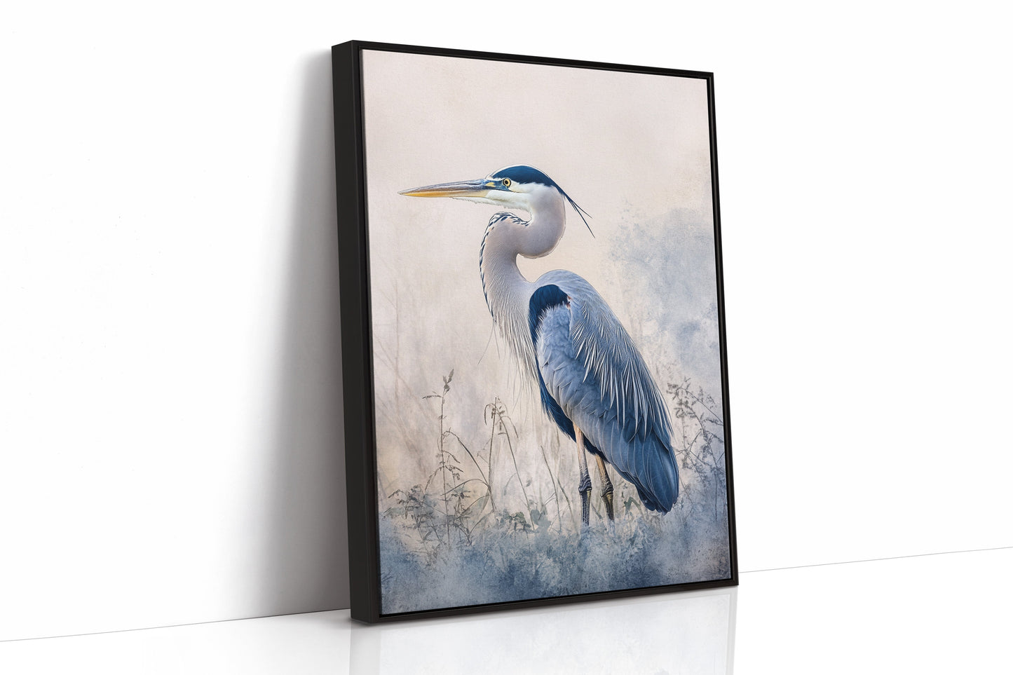 Serenity in Blue Feathers