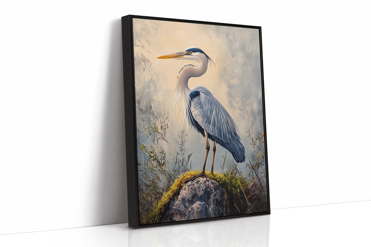 Azure Serenity Heron
