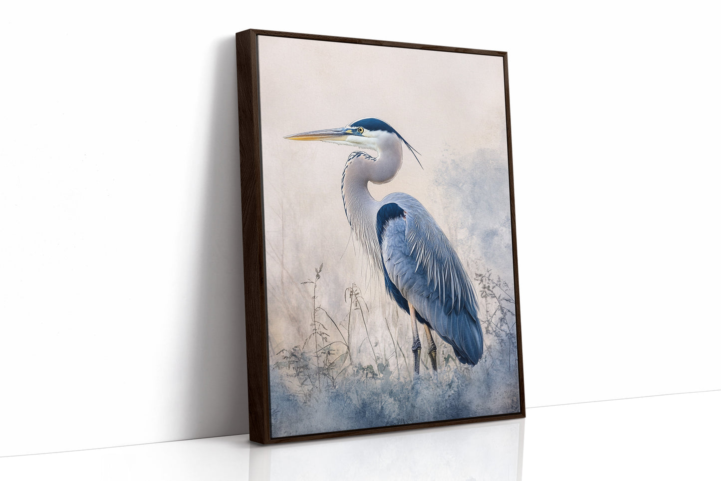 Serenity in Blue Feathers
