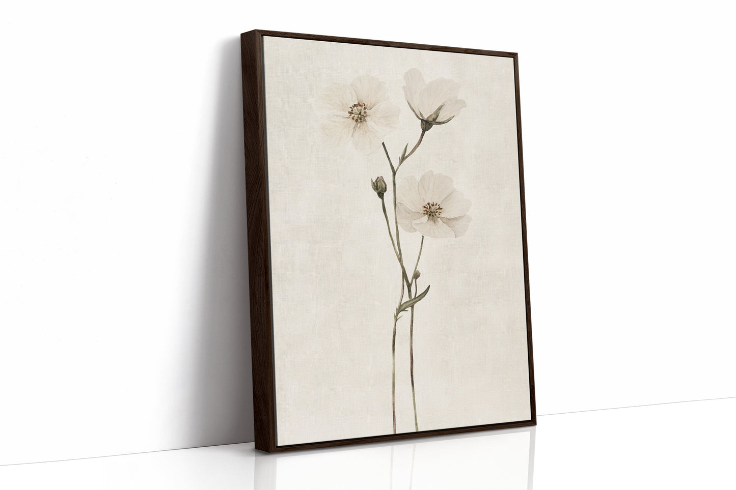 Whispering Blooms: Ivory Serenity