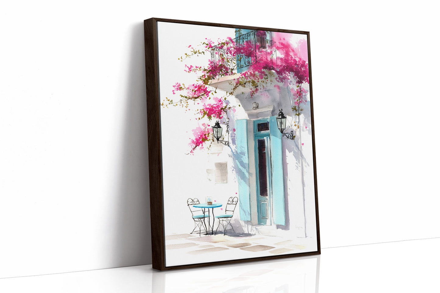 Beneath Bougainvillea's Embrace