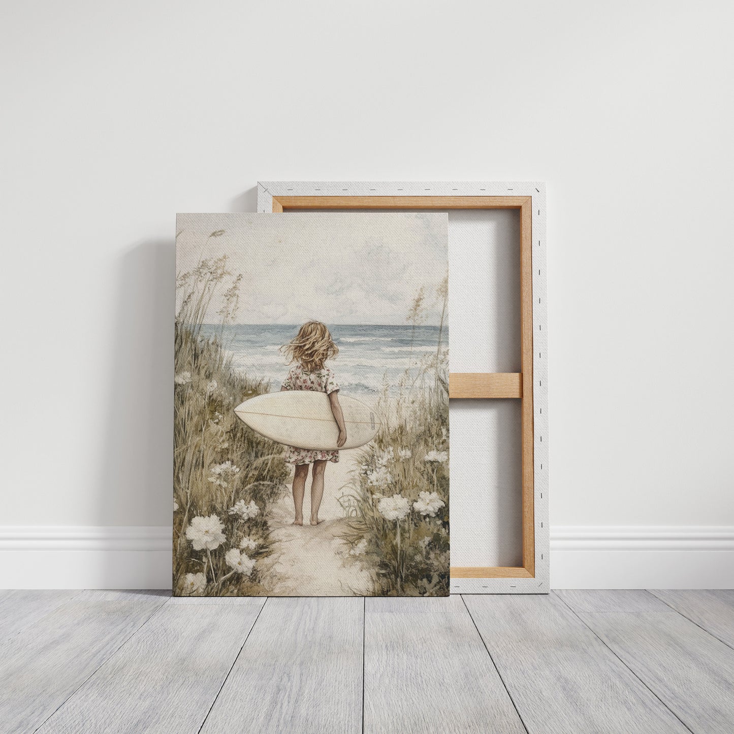 Seaside Surfer Girl
