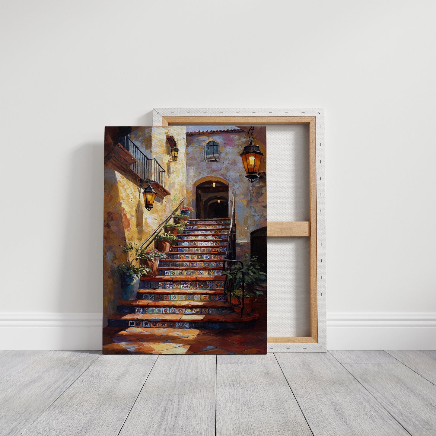 Steps Adorned in Colorful Tales