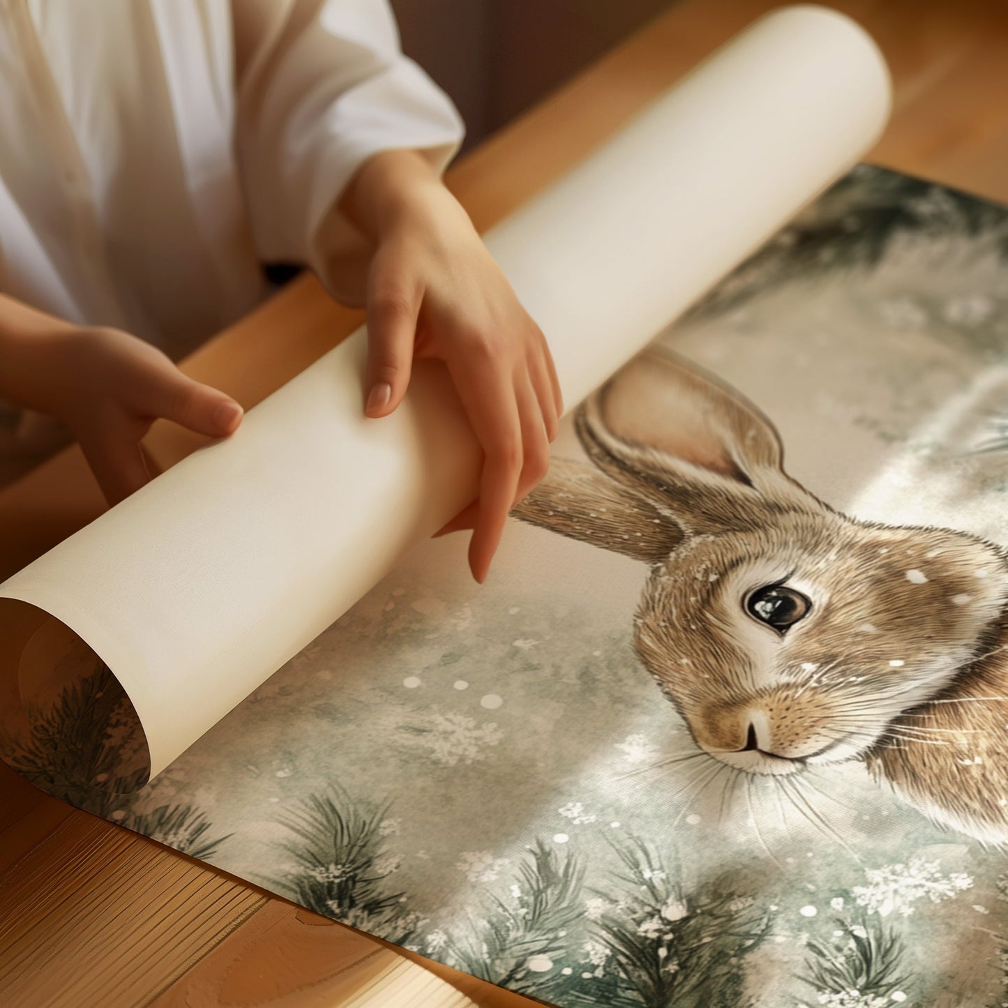 Winter Whimsy Bunny