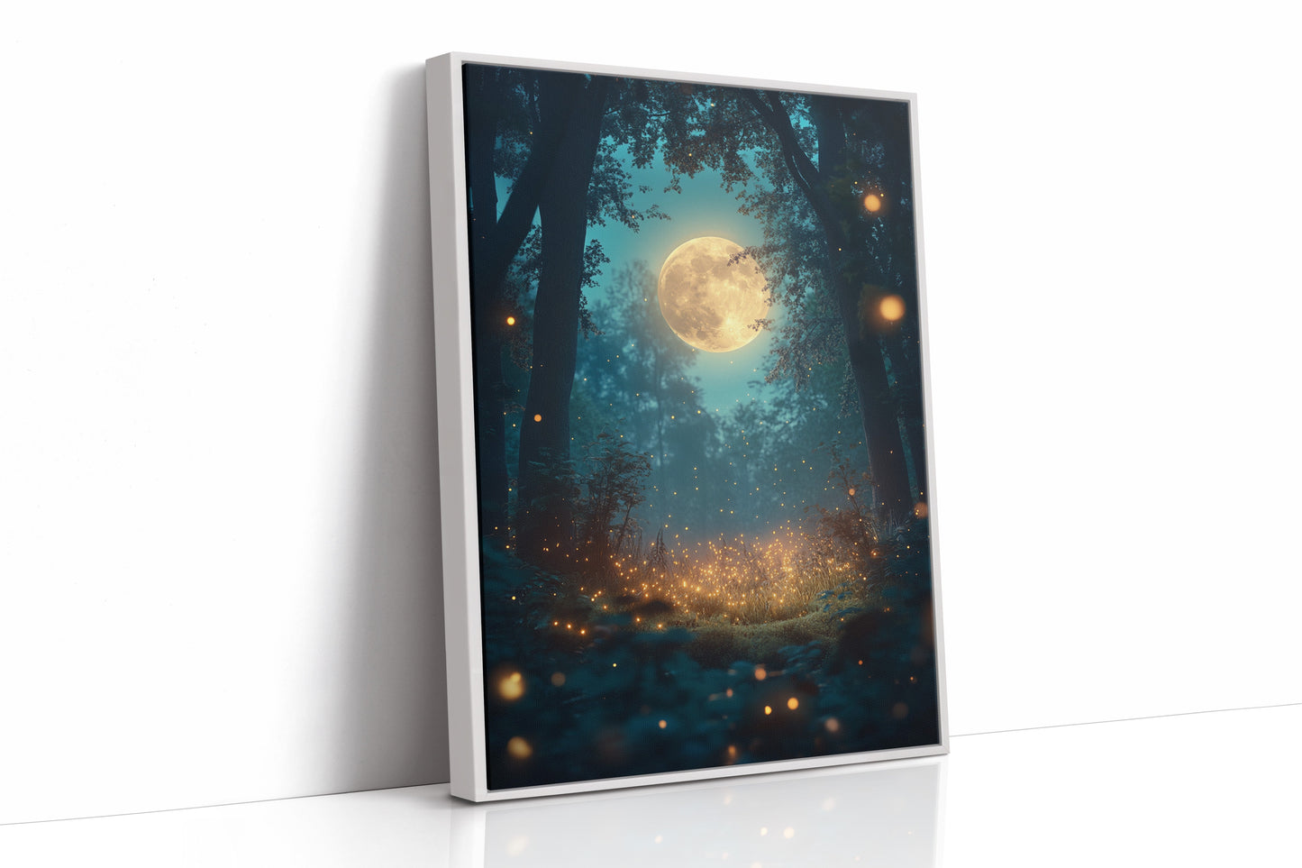 Murmures au clair de lune dans le bosquet