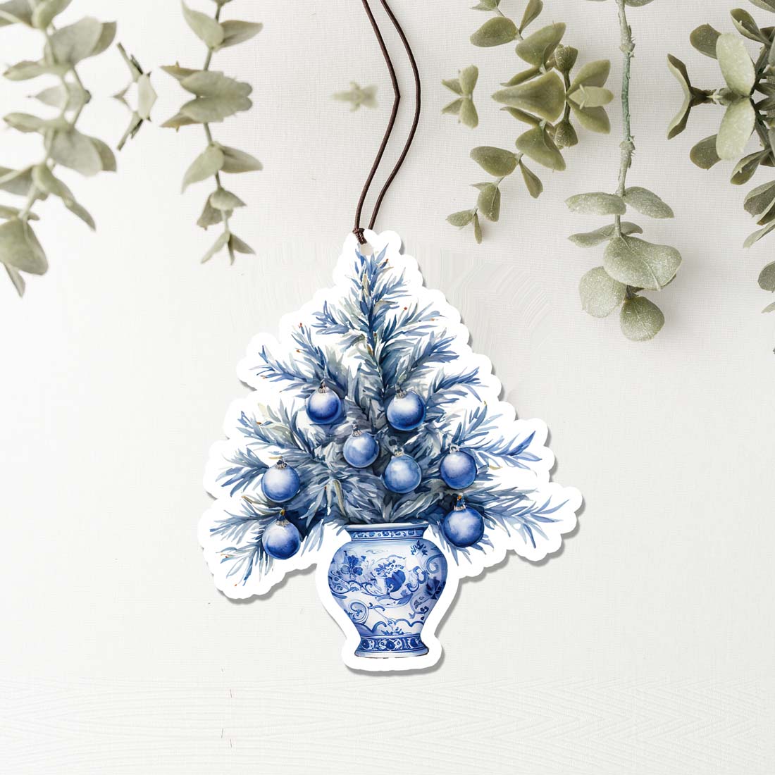 Chinoiserie Vase Lufterfrischer zum Aufhängen für Auto, Zuhause, Büro, duftend, dekorativ, Vorbestellung