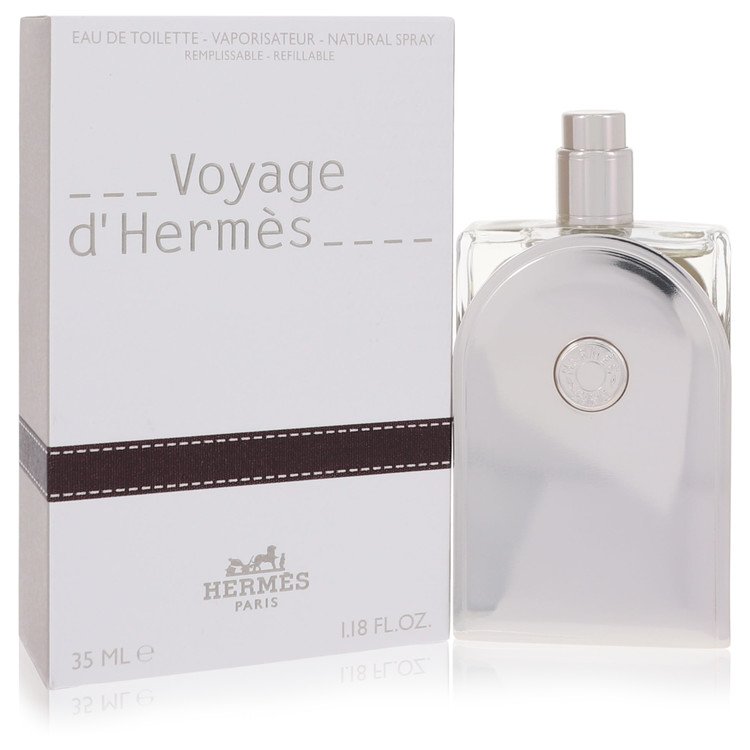 Voyage D'Hermes von Hermes Eau De Toilette Spray Nachfüllbar (Unisex) 1.18 oz für Herren