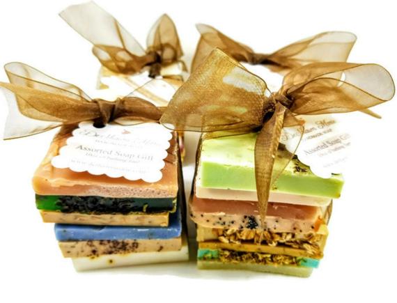 Vegane Seifen-Geschenkset Handgemachte Reiseseifen-Proben