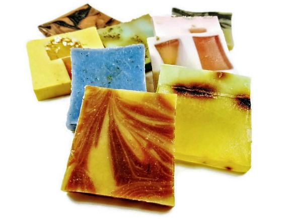 Vegane Seifen-Geschenkset Handgemachte Reiseseifen-Proben