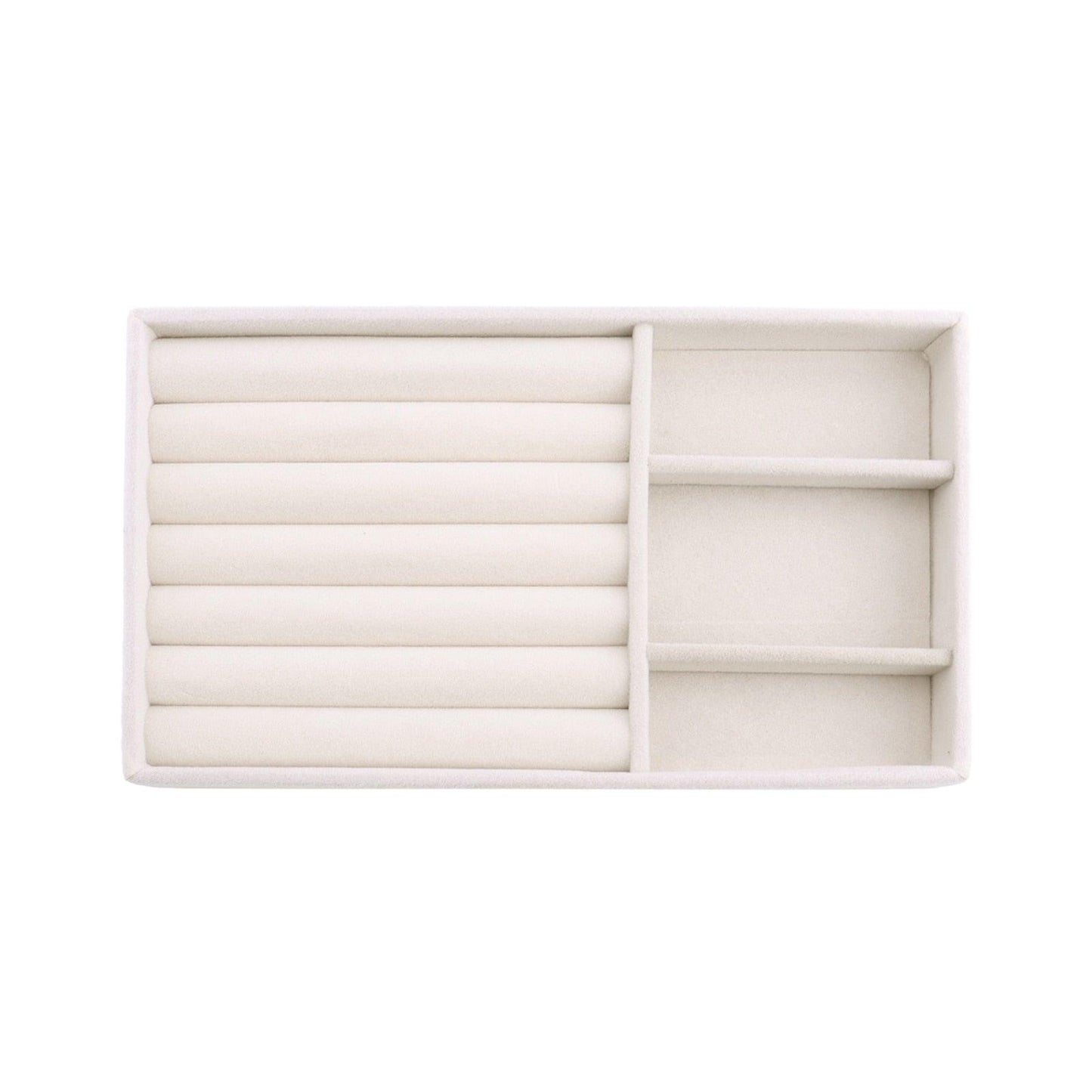 Velvet Jewelry Box Display Tray Drawer Storage Jewelry Holder For Ring Earrings Necklace Bracelet Soft Velvet Organizer Case Velvet Display Holder for Earrings Ring Bracelet Necklace