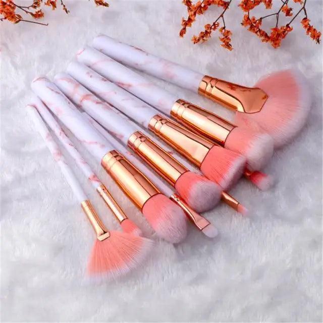 Vintage Style 5/10/15Pcs Makeup Brushes Set Powder Eye Shadow Foundation Blush Blending Make Up Brush Beauty Cosmetic Kit Tools