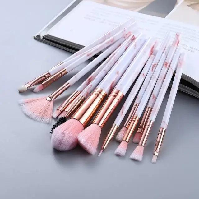 Vintage Style 5/10/15Pcs Makeup Brushes Set Powder Eye Shadow Foundation Blush Blending Make Up Brush Beauty Cosmetic Kit Tools
