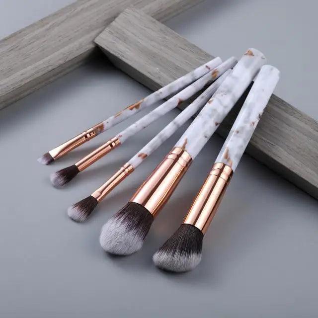Vintage Style 5/10/15Pcs Makeup Brushes Set Powder Eye Shadow Foundation Blush Blending Make Up Brush Beauty Cosmetic Kit Tools