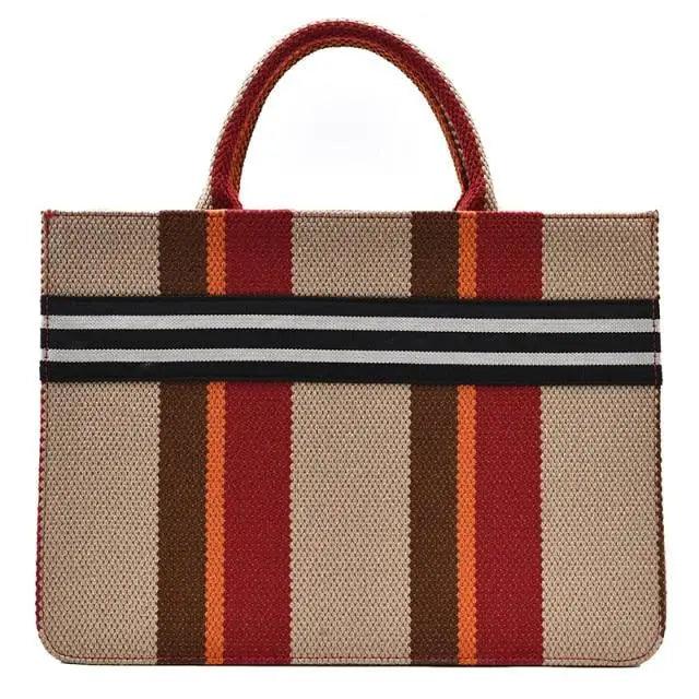 Vintage Style Canvas Handbags Casual Ladies Bags With Large Capacity Shoulder Bags Fashionable Crossbody Bags for Women