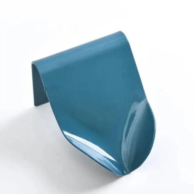 Wall-suction Drain Soap Dish Decorative Drainage Soap Holder Soap Holder Storage Container Home Bathroom Kitchen Accessories Self Adhesive Soap Drain Rack Soap Holder with Hook Wall Mount Soap Dish with Hook Sponge Soap Draining Tray Plate