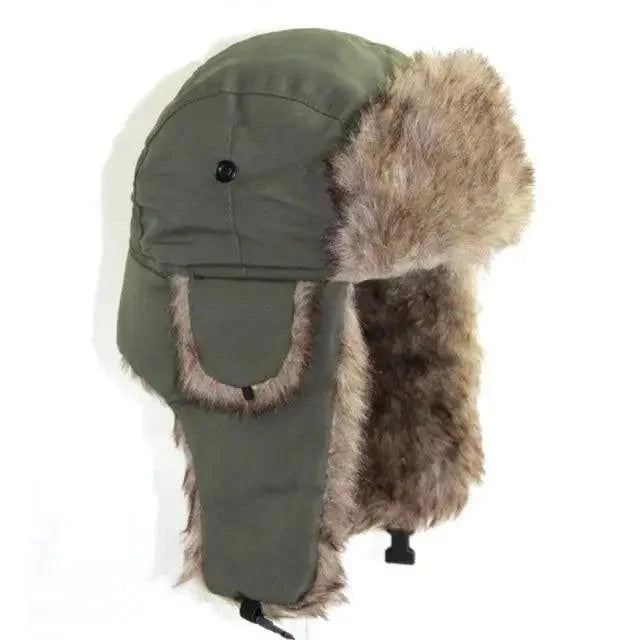 Warm Hat Ear Flaps Cool New Fashion Full Covered Soft And Comfortable Windproof Outdoor Caps For Men