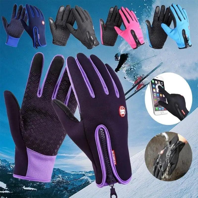 Warm Winter Touch Screen Gloves For Men Women Classic Stylish Colors Windproof Unisex Gloves
