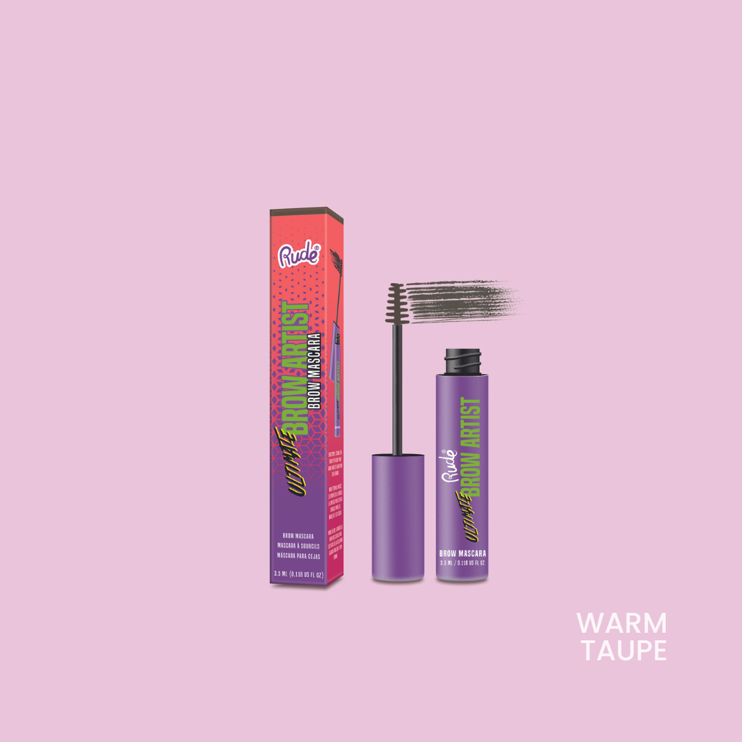 RUDE Ultimate Brow Artist Augenbrauenmascara - Warmes Taupe