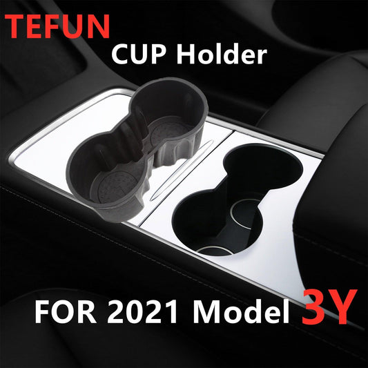 Water Cup Holder For Center Console Organizer Tray Fit Organizer Accessories Center Cup Holder Insert Cup Holder Stabilizer Accessories Water Proof Car Coasters enter Console Wrap Kit Carbon Fiber Console Cover Interior Decoration